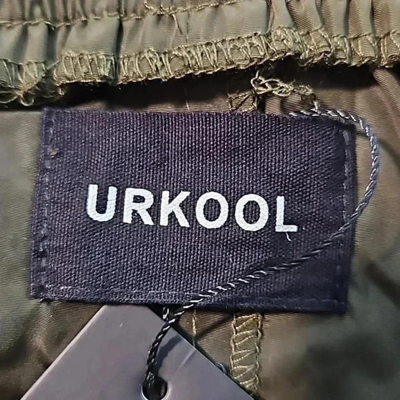 URKOOL Bungee Cord Drawstring Pants Olive - Picture 13 of 13